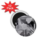 Pablo Picasso - Guernica Round 1.75  Magnet (10 pack) 