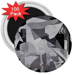 Pablo Picasso - Guernica Round 3  Magnet (100 pack)