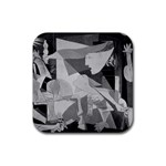 Pablo Picasso - Guernica Round Rubber Square Coaster (4 pack)
