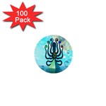 Star Nation Octopus 1  Mini Button (100 pack) 