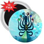 Star Nation Octopus 3  Magnet (10 pack)