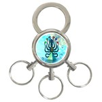 Star Nation Octopus 3-Ring Key Chain