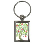 tree010 Key Chain (Rectangle)